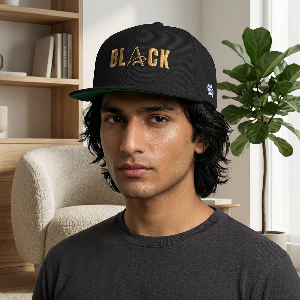 Flat Bill Cap (Embroidery)