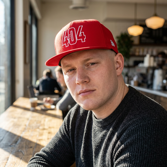 404 Flat Bill Cap (Embroidery)