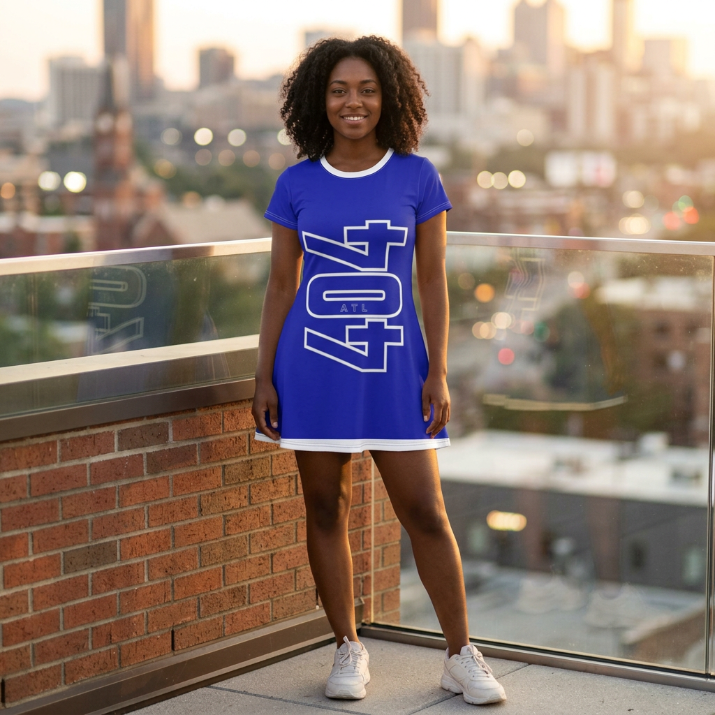 404 ATL T-Shirt Dress
