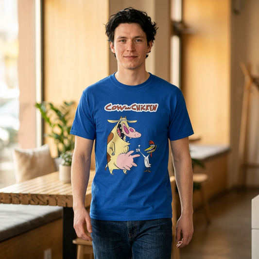 Unisex cow and chicken Tee