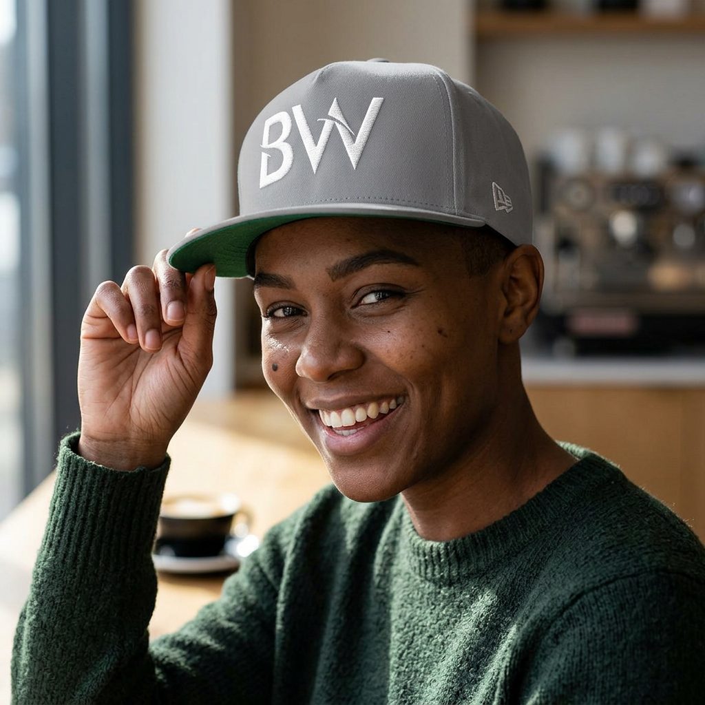 Burkes Wear Flat Bill Cap (Embroidery)