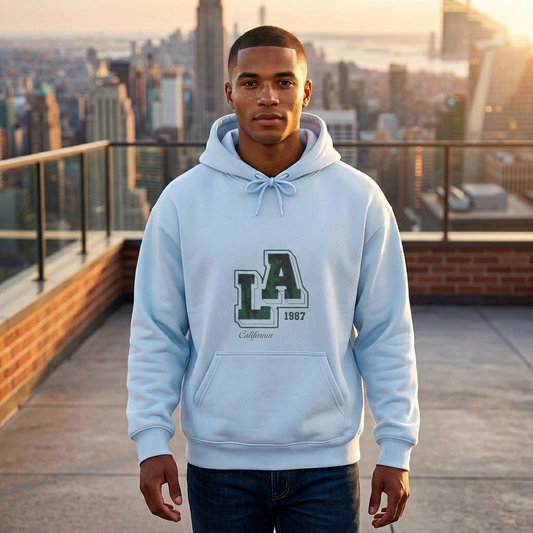 Unisex LA Hooded Sweatshirt