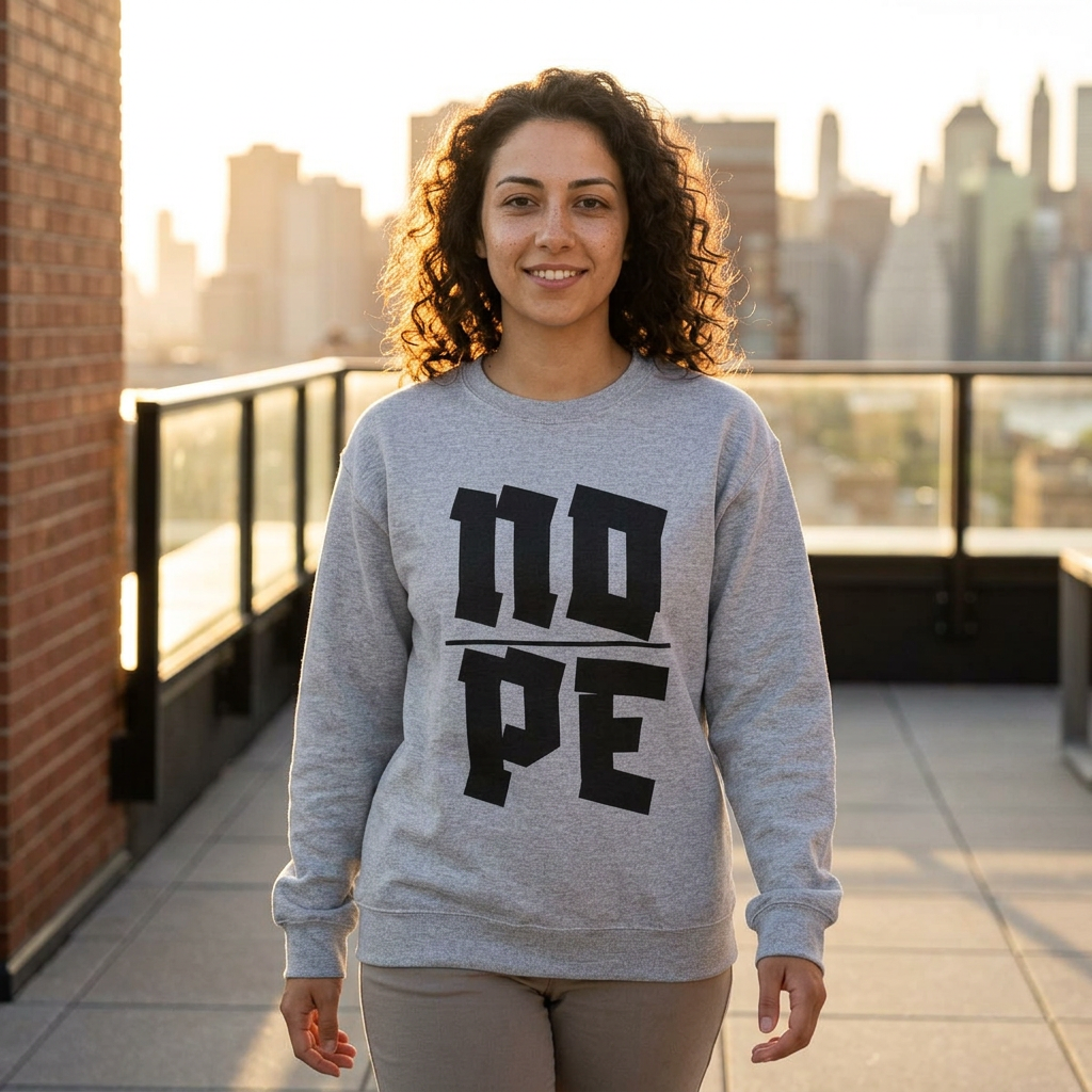 Unisex NOPE Crewneck Sweatshirt