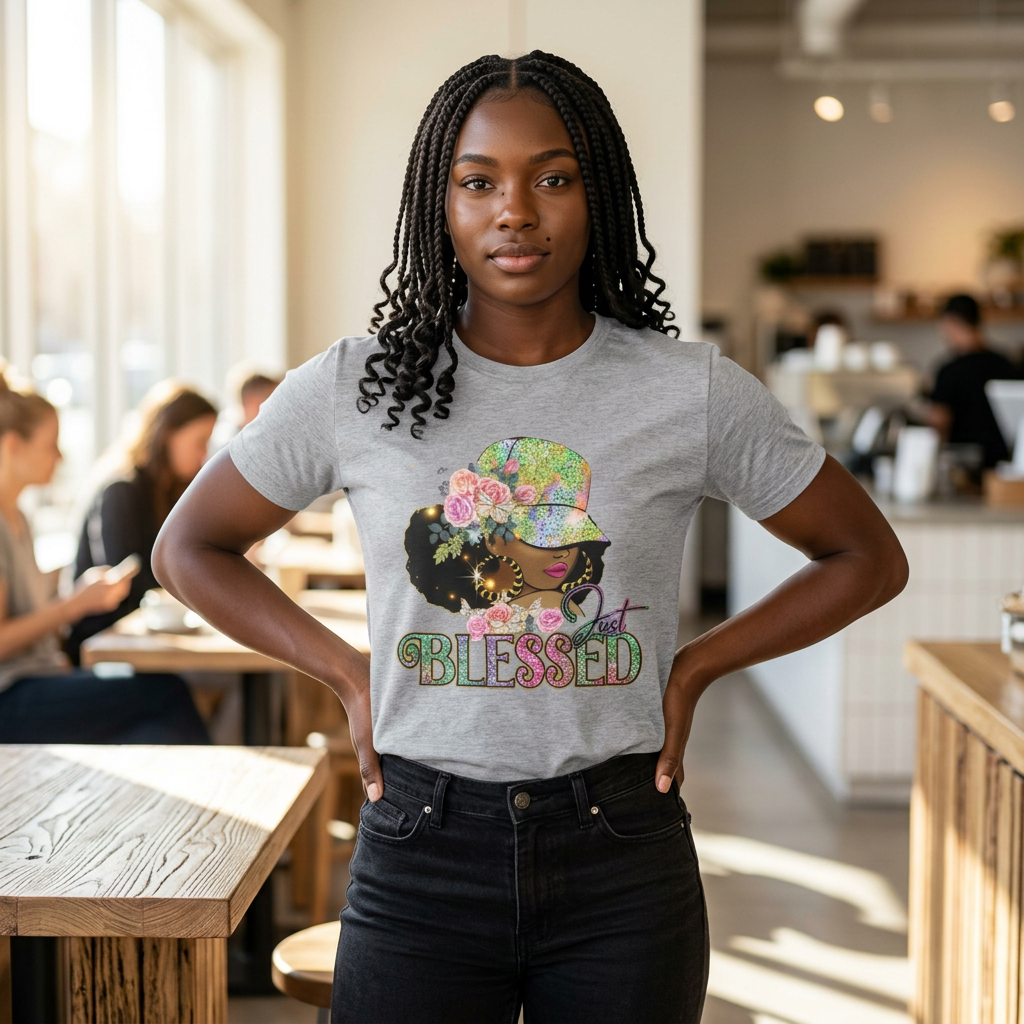 Women's Blessed Heavy Cotton Tee