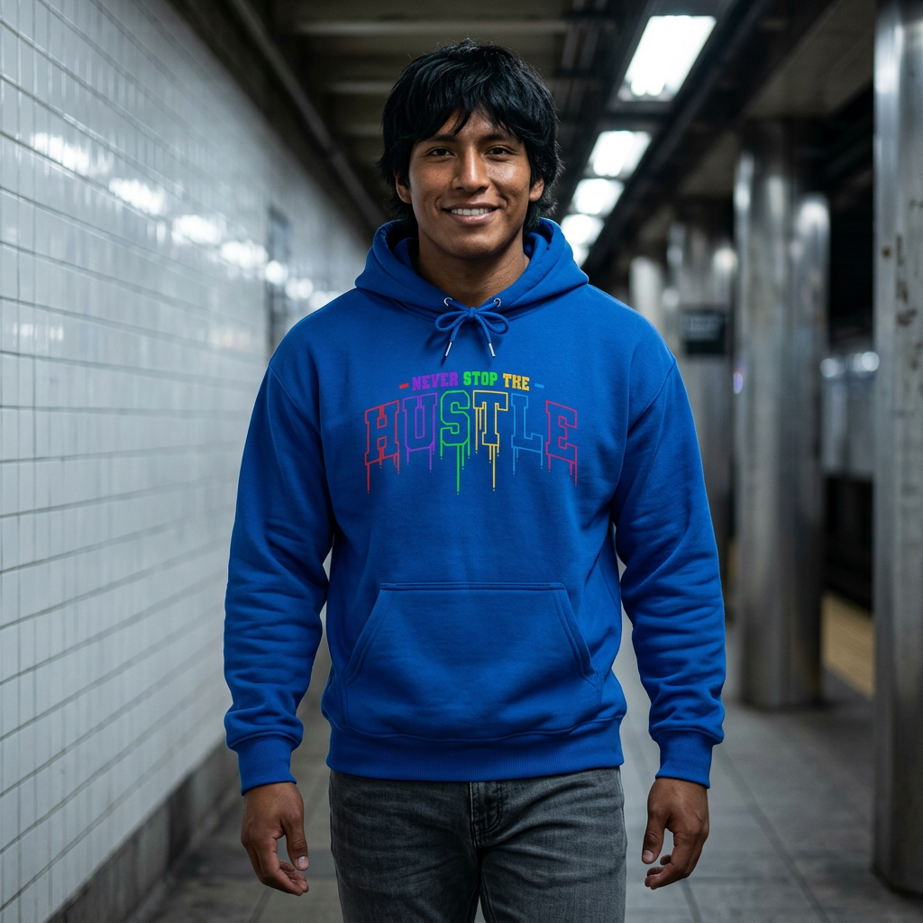Unisex Hustle Hooded Sweatshirt