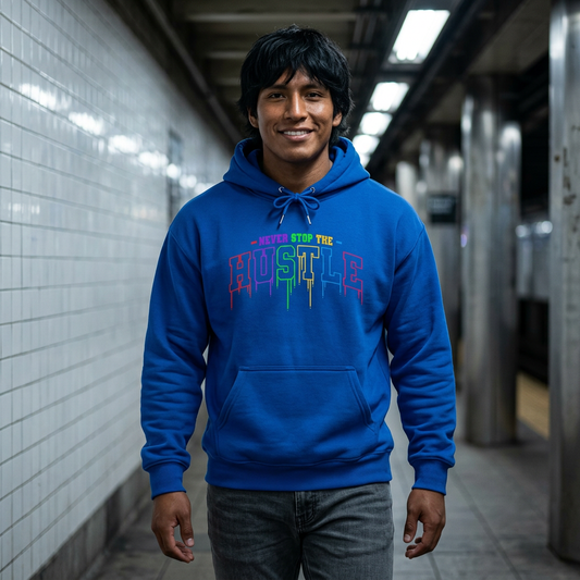 Unisex Hustle Hooded Sweatshirt