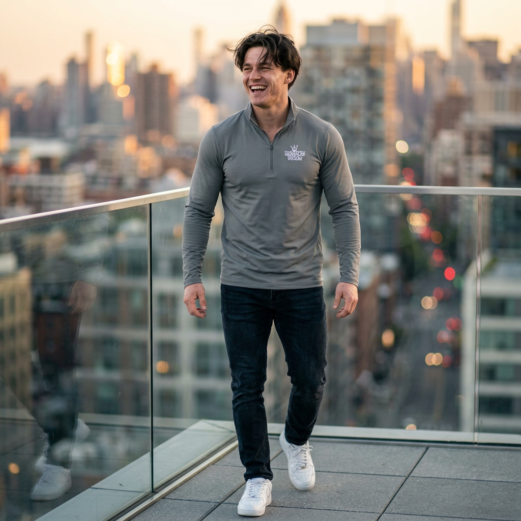 Unisex Burkes Quarter-Zip Pullover