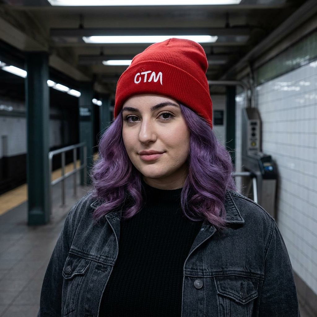 OTM Classic Cuffed Beanie (Embroidery)