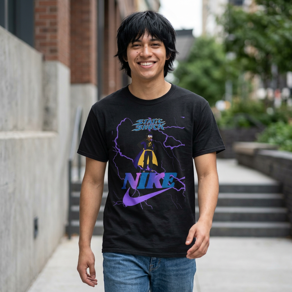Young boys Static shock Cotton Tee