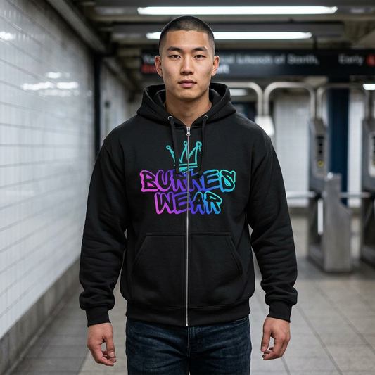 Unisex Burkes Full Zip Hooded Sweatshirt