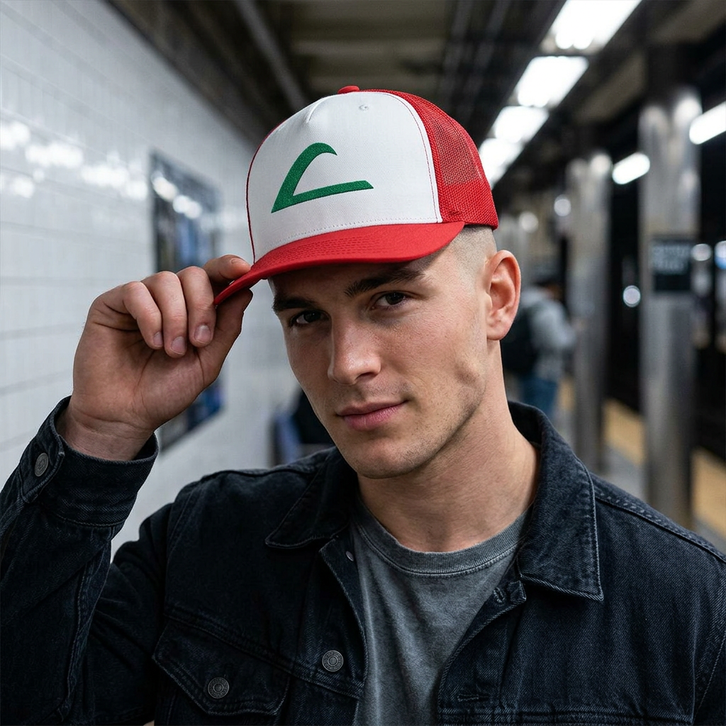 Ash Ketchum’s Embroidery Cap