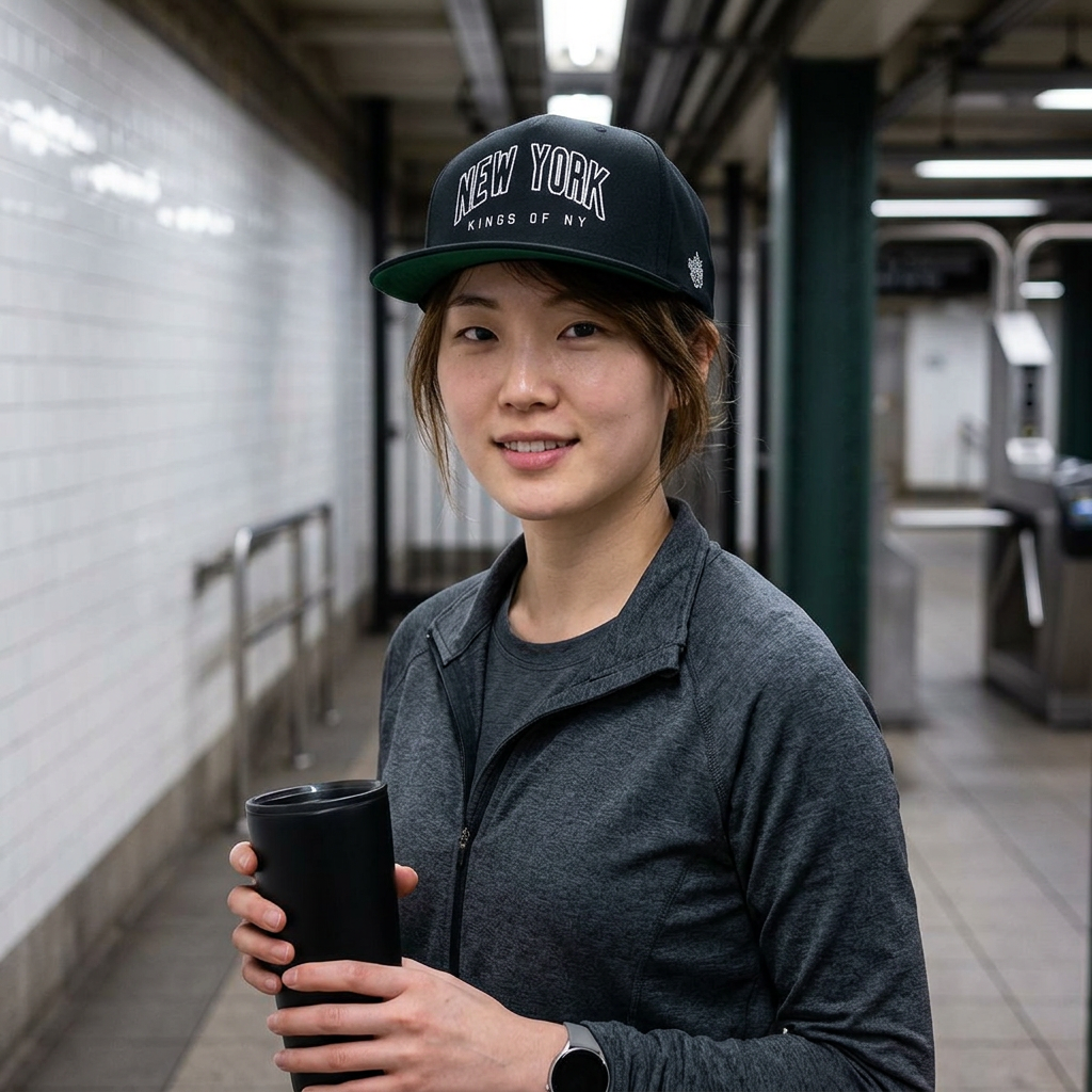 King of NY Flat Bill Cap (Embroidery)