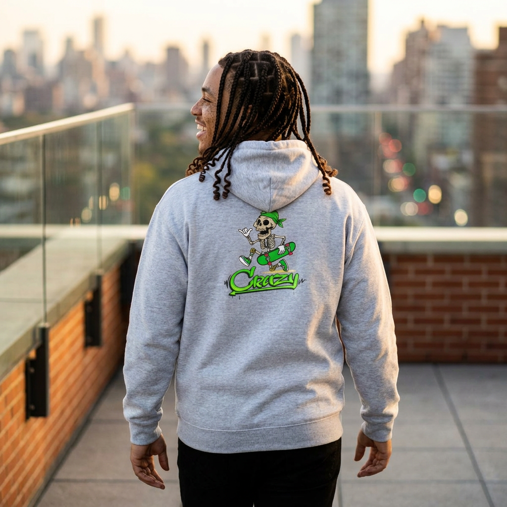 Unisex Crazy Hooded Sweatshirt