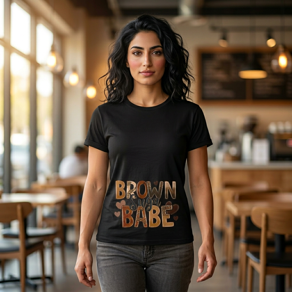 Brown sugar Heavy Cotton Tee