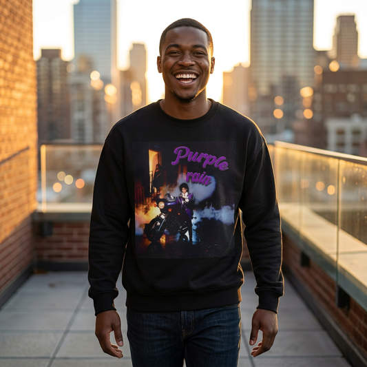 Unisex purple rain Crewneck Sweatshirt
