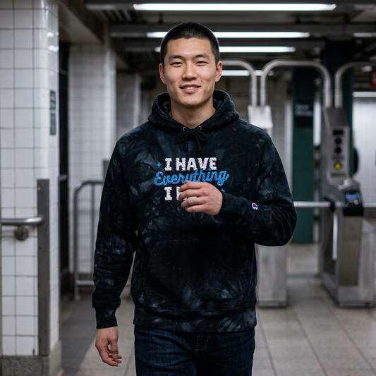 Unisex Tie-Dye Hoodie (Embroidery)