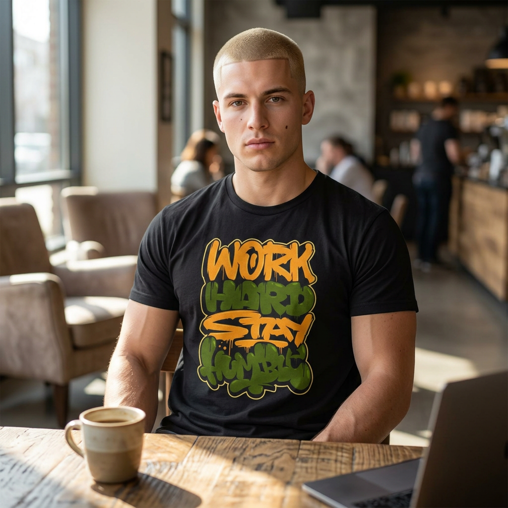 Unisex work hard stay humble Cotton Tee