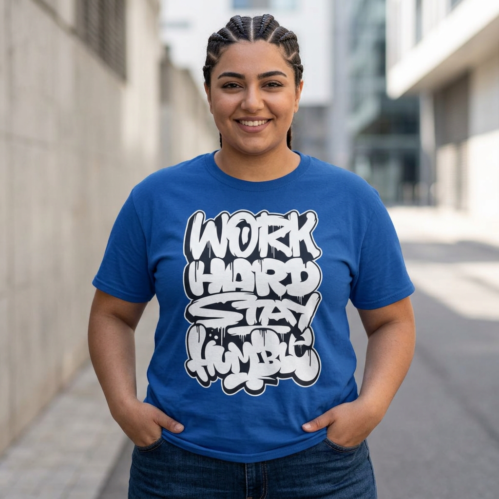 Unisex work hard stay humble Cotton Tee