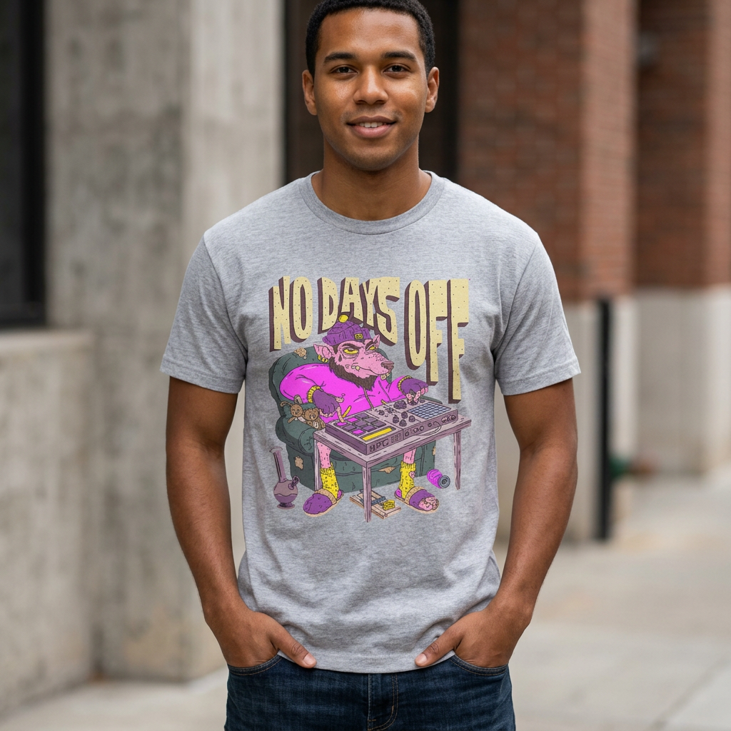 Unisex no days off Cotton Tee
