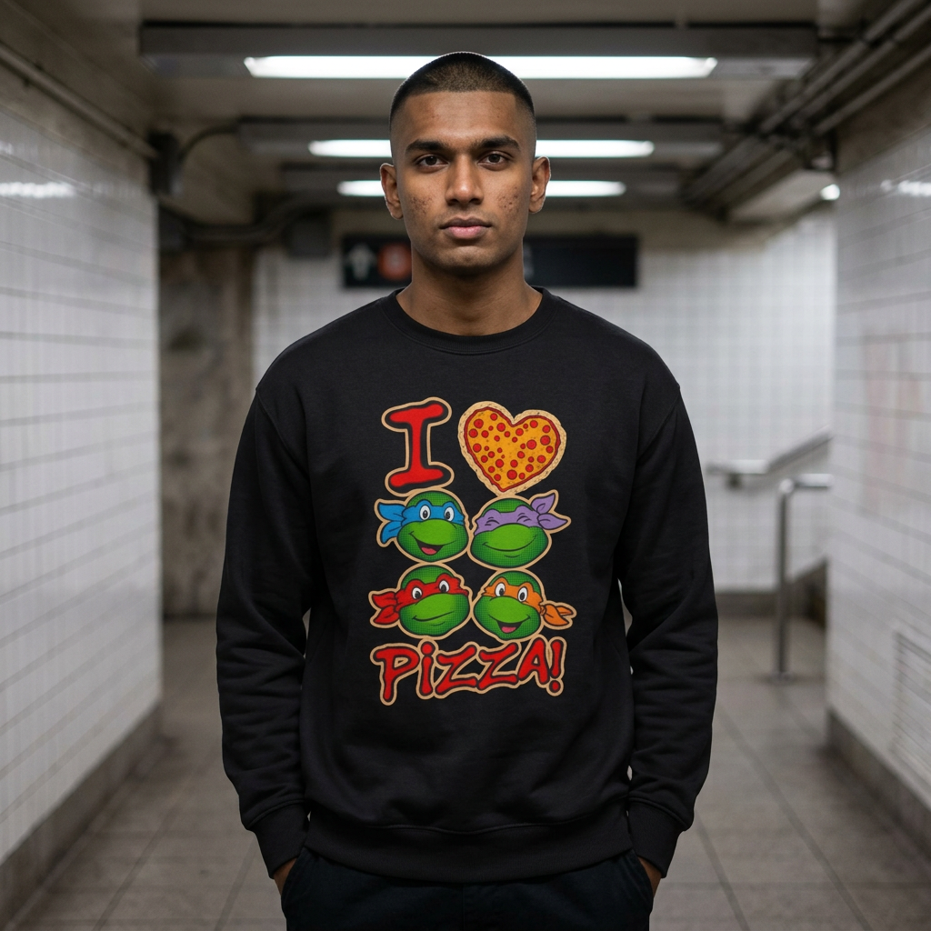 Unisex I love pizza Crewneck Sweatshirt