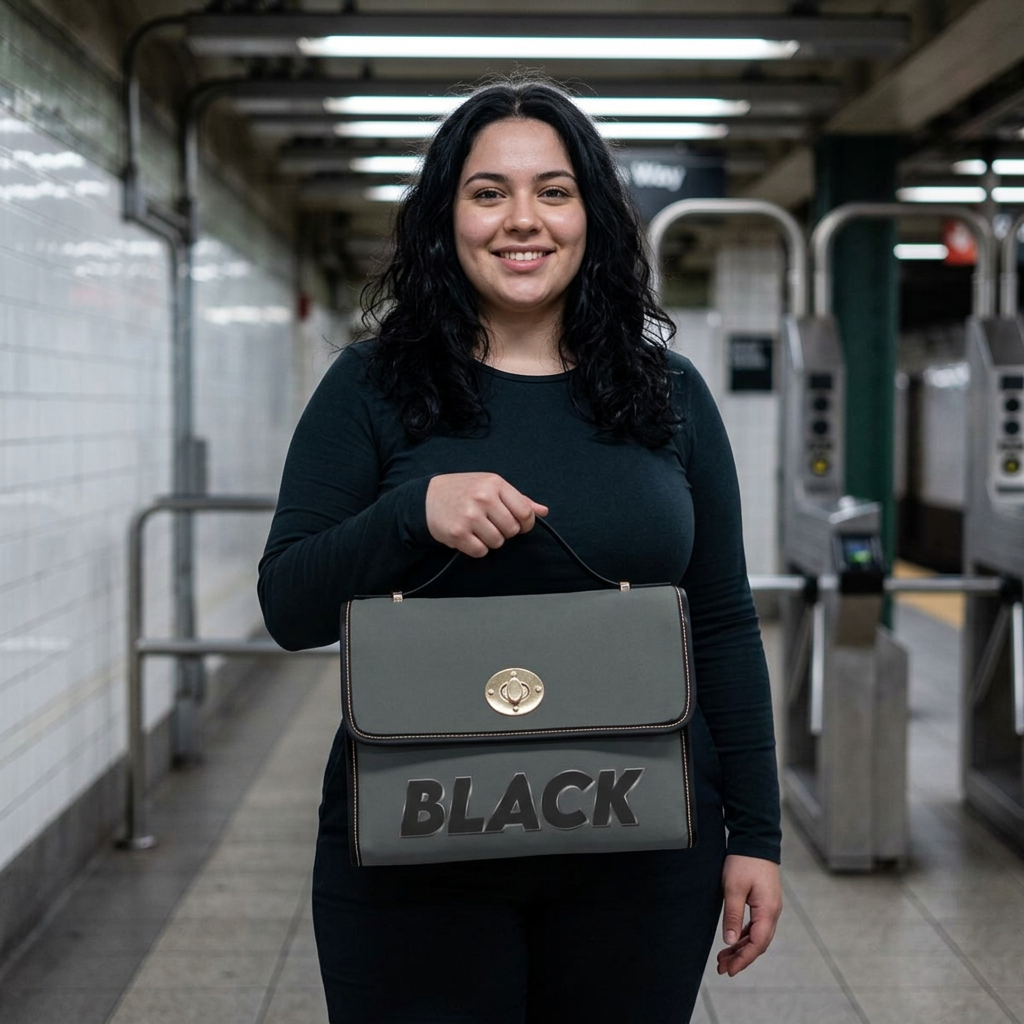 Black Waterproof Canvas Bag