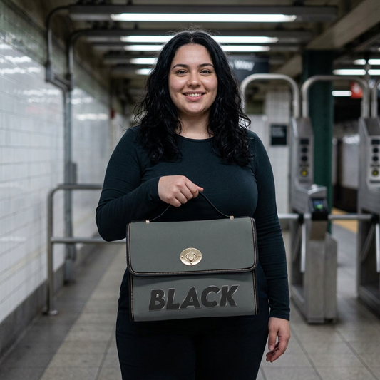 Black Waterproof Canvas Bag