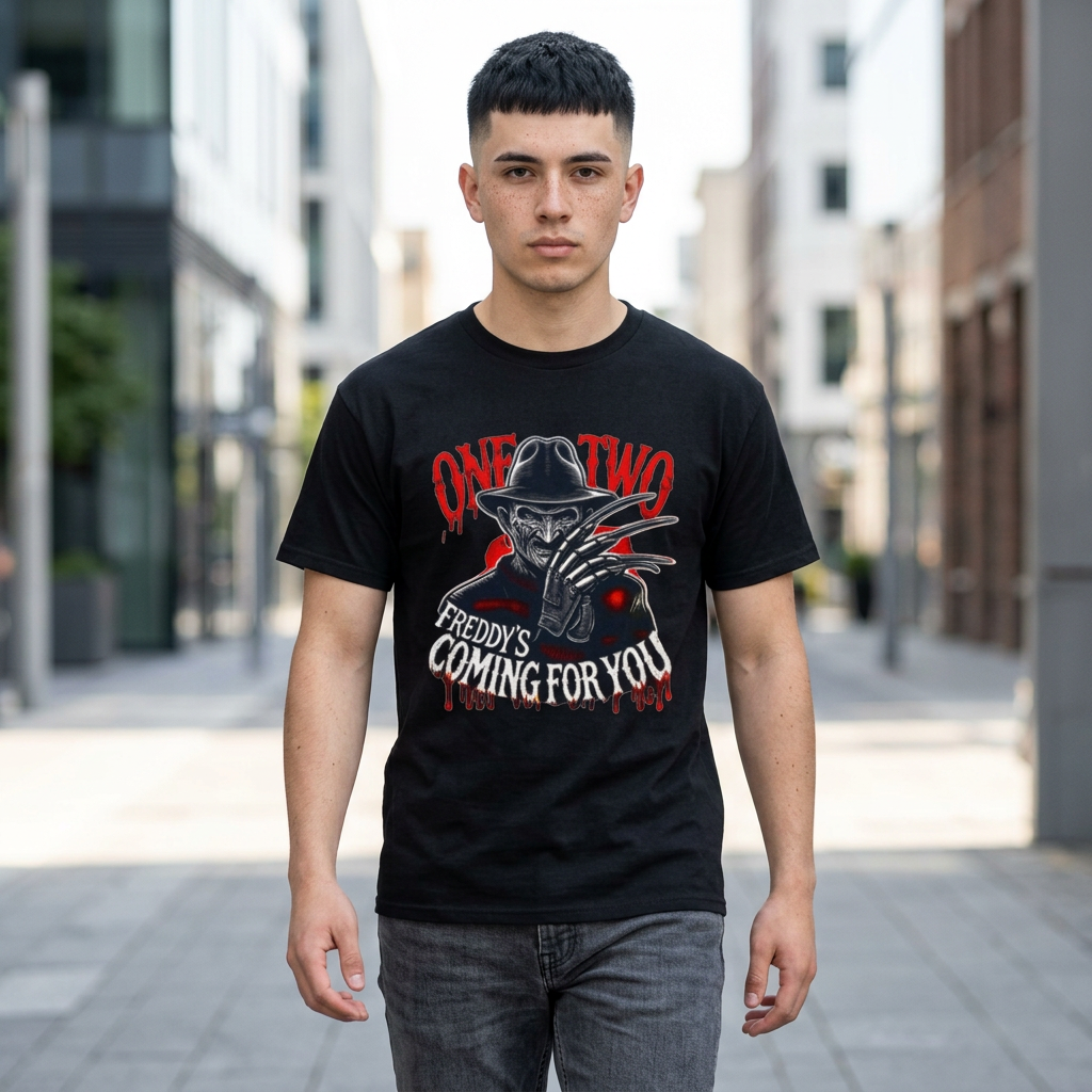 Unisex One, Two Freddy Cotton Tee