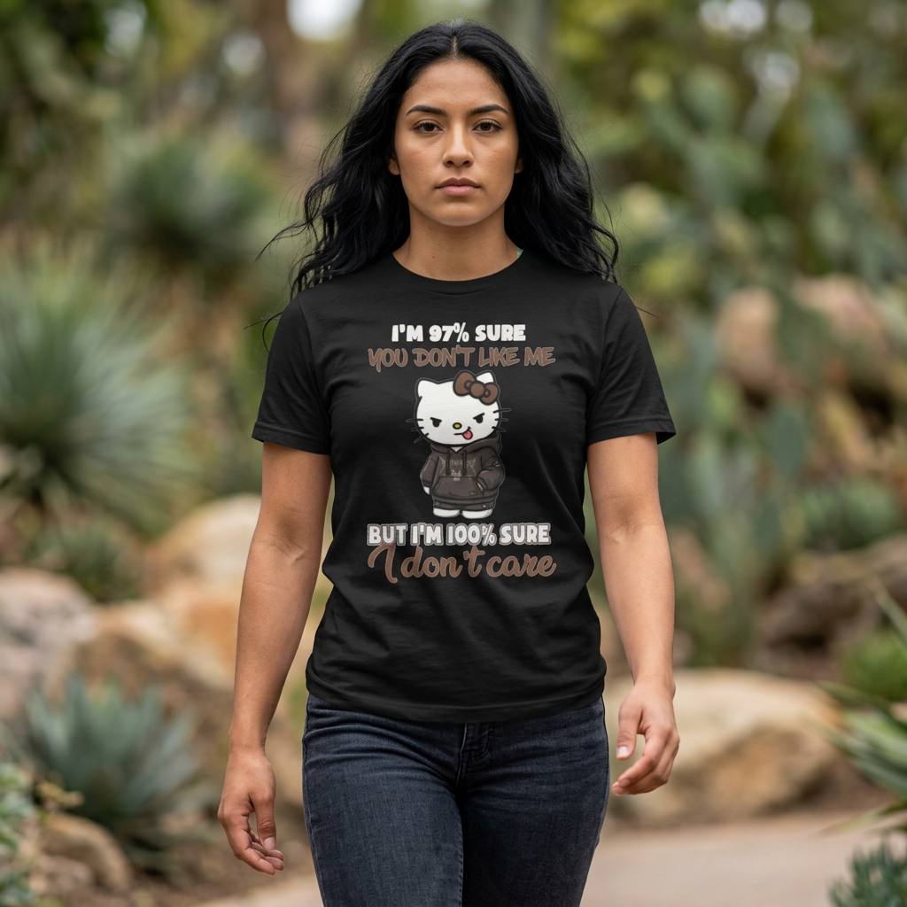 Women I’m 97% sure  hello kitty Tee