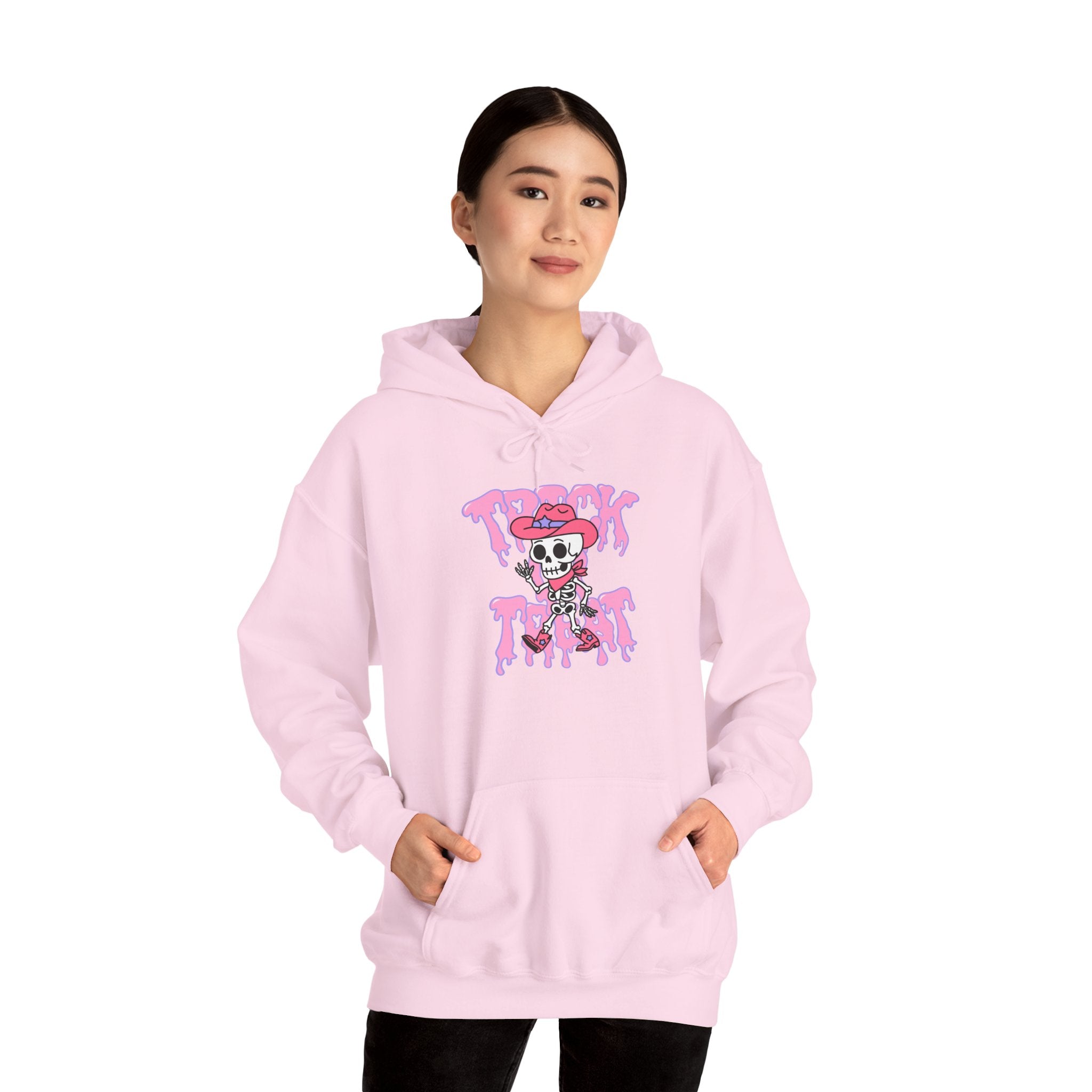 Unisex Trick or Treat Hooded Sweatshirt
