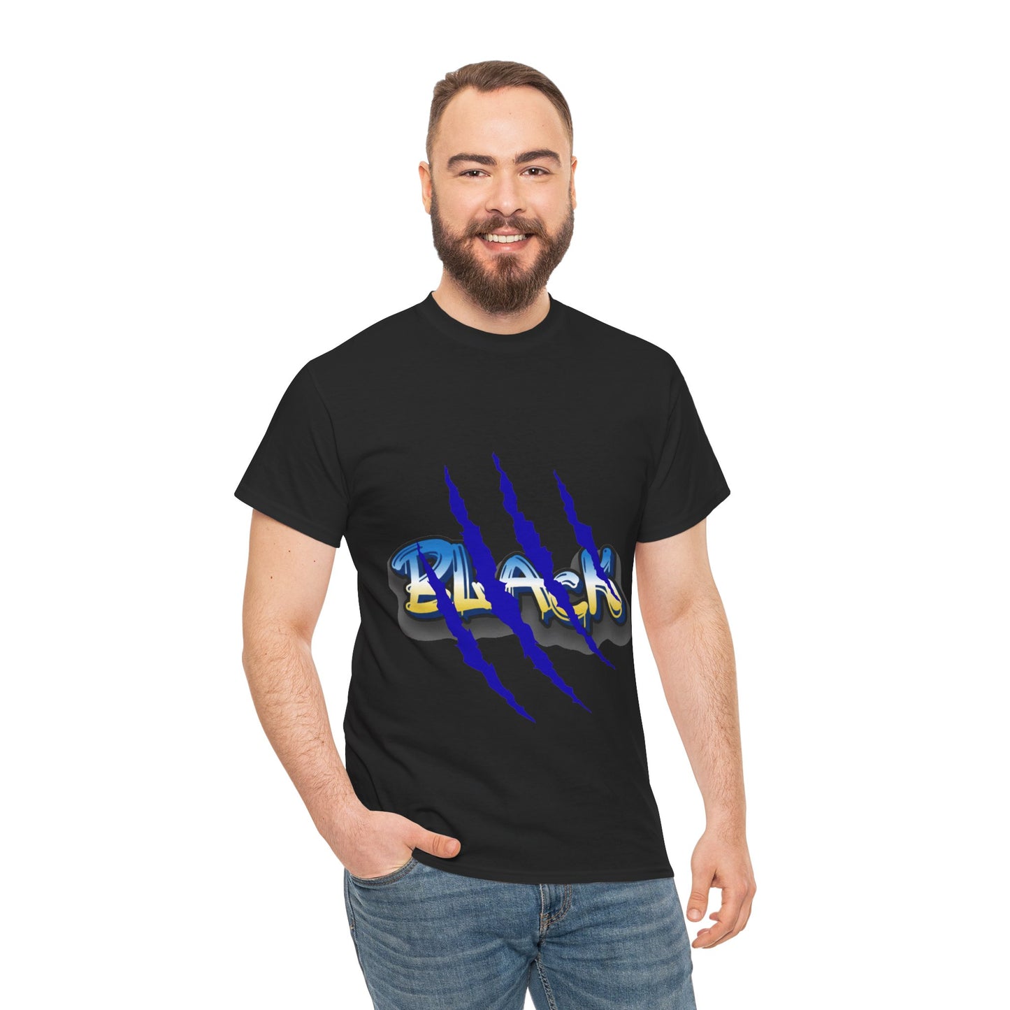 Unisex Black Cotton Tee