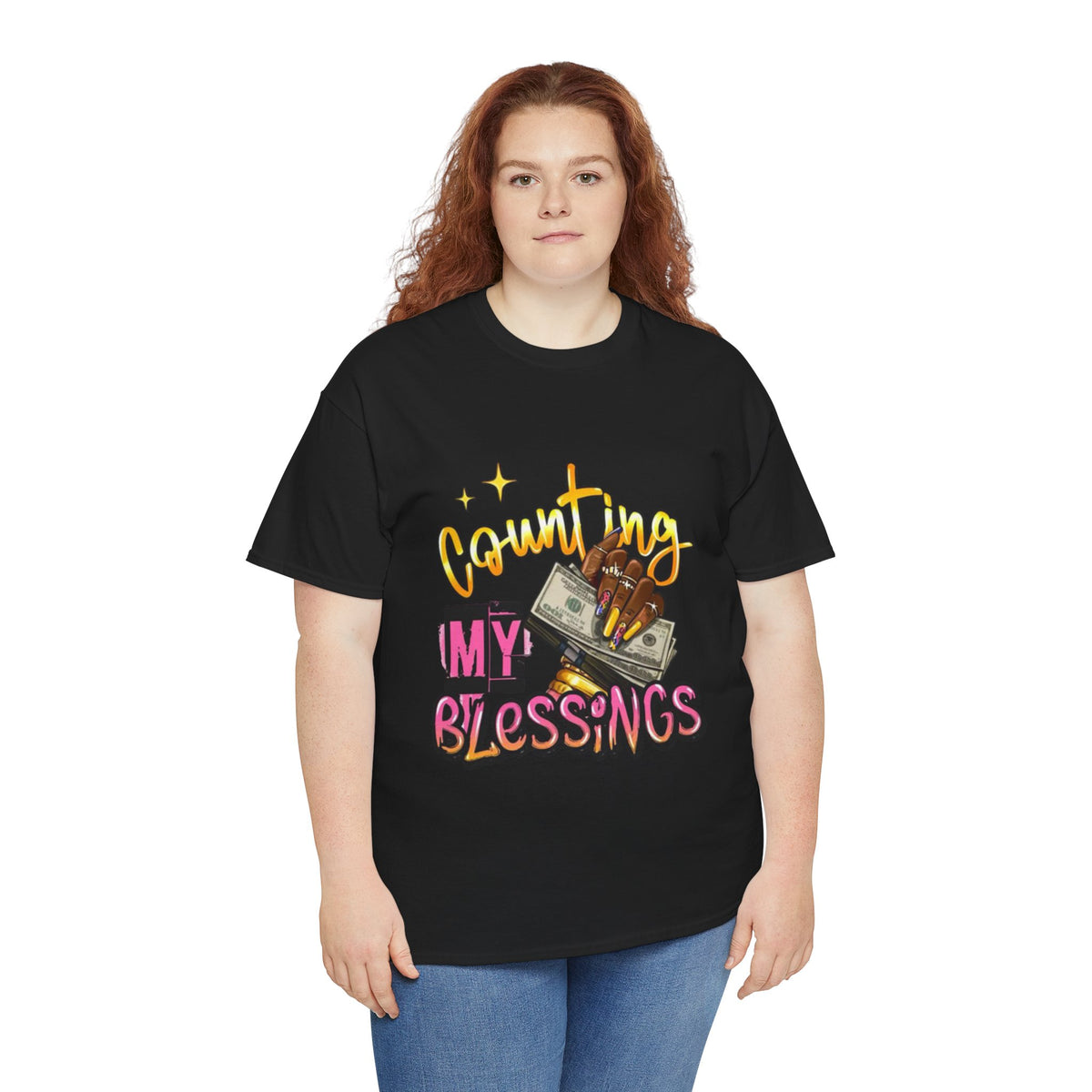 Counting my blessings Heavy Cotton Tee