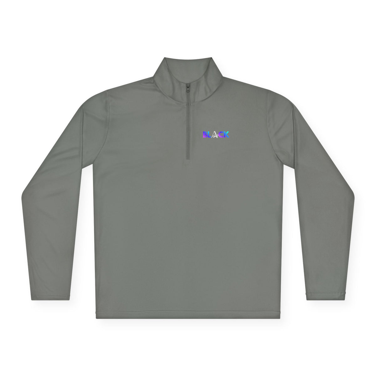Unisex Black Quarter-Zip Pullover