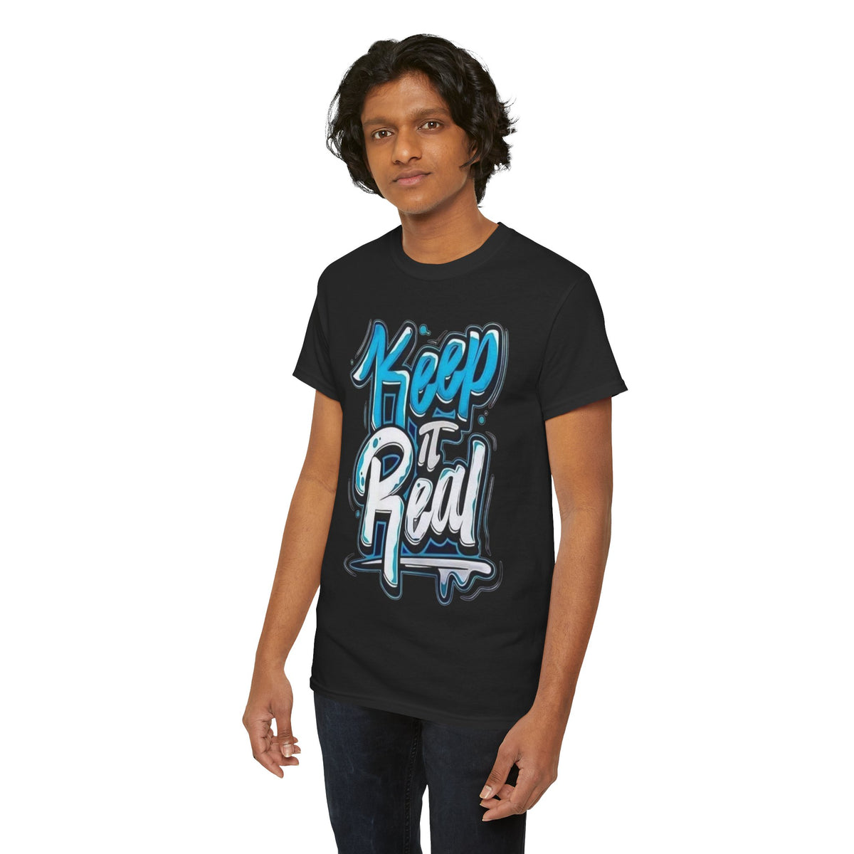 Unisex keep it real Cotton Tee
