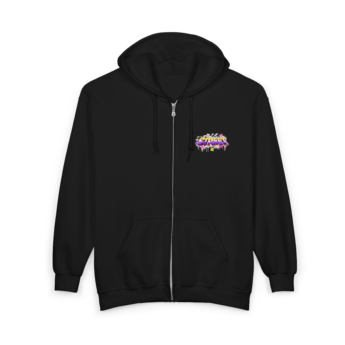 Unisex Full Zip Hooded Sweatshirt