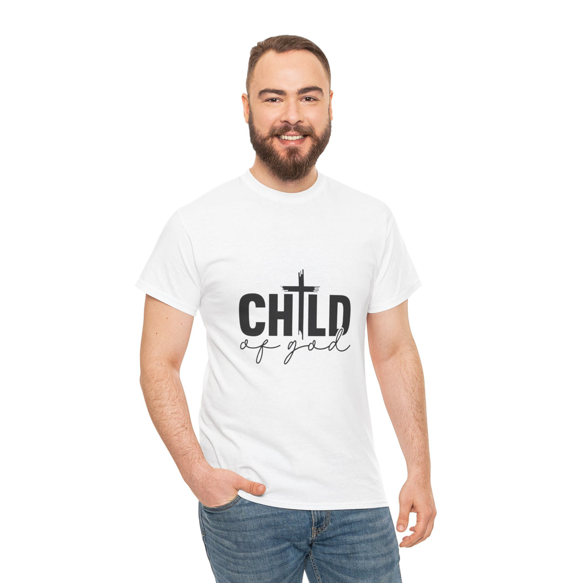 Child of god Unisex Heavy Cotton Tee