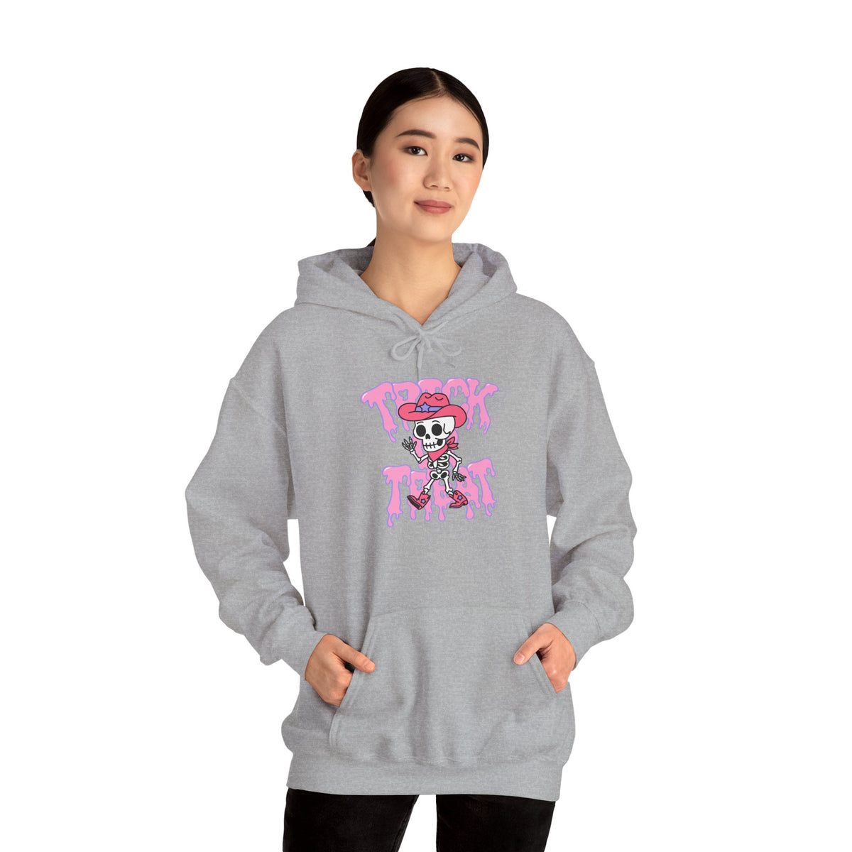 Unisex Trick or Treat Hooded Sweatshirt