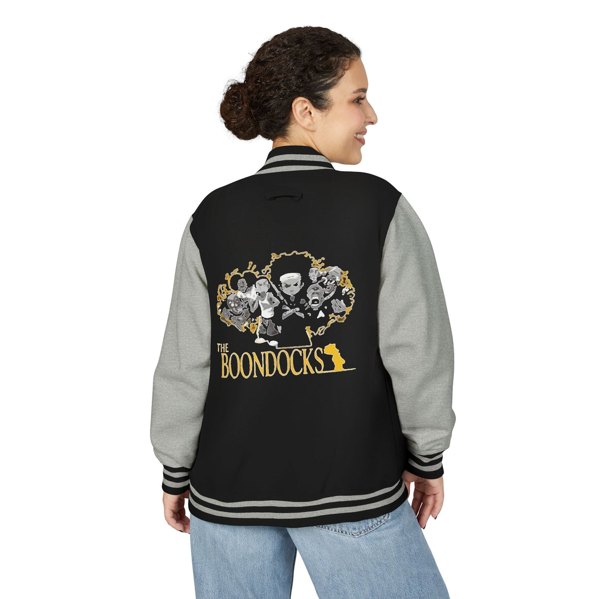 Unisex The Boondocks Heavyweight Letterman Jacket