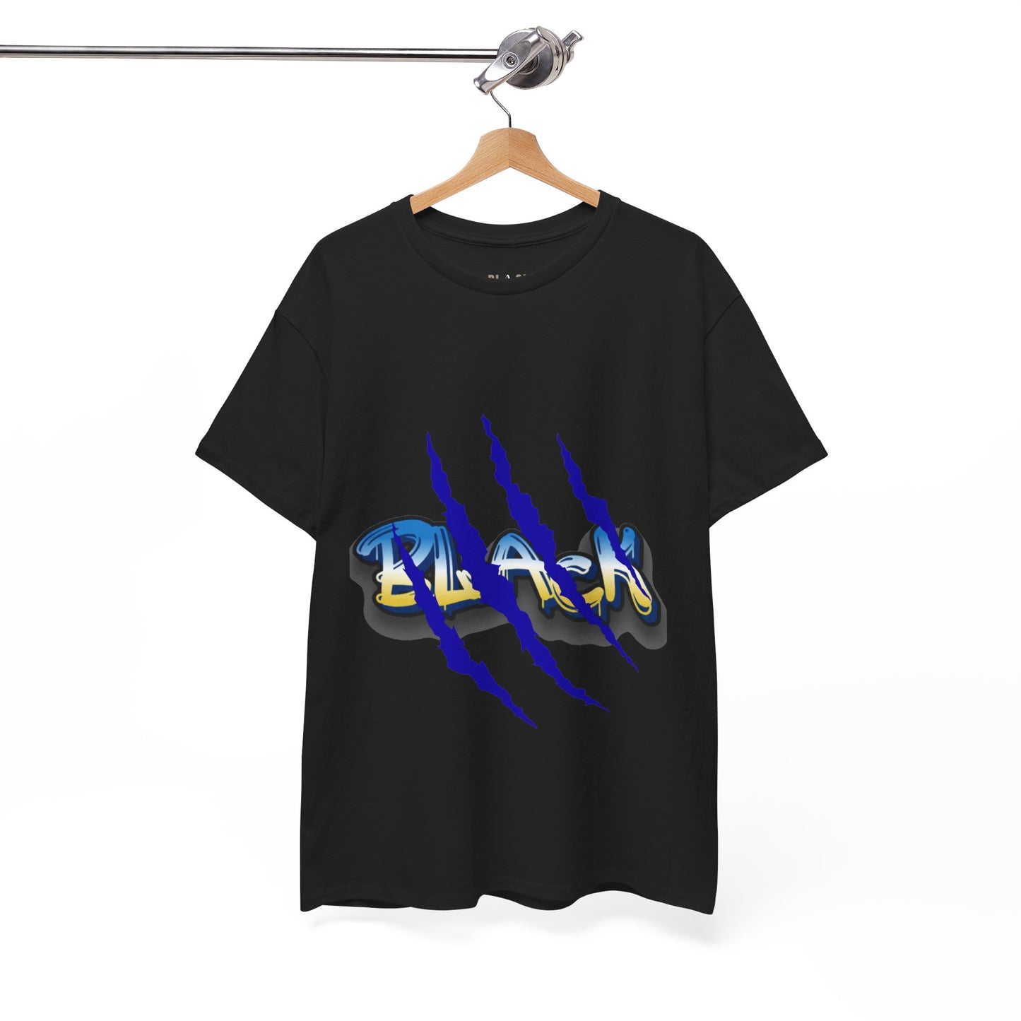 Unisex Black Cotton Tee