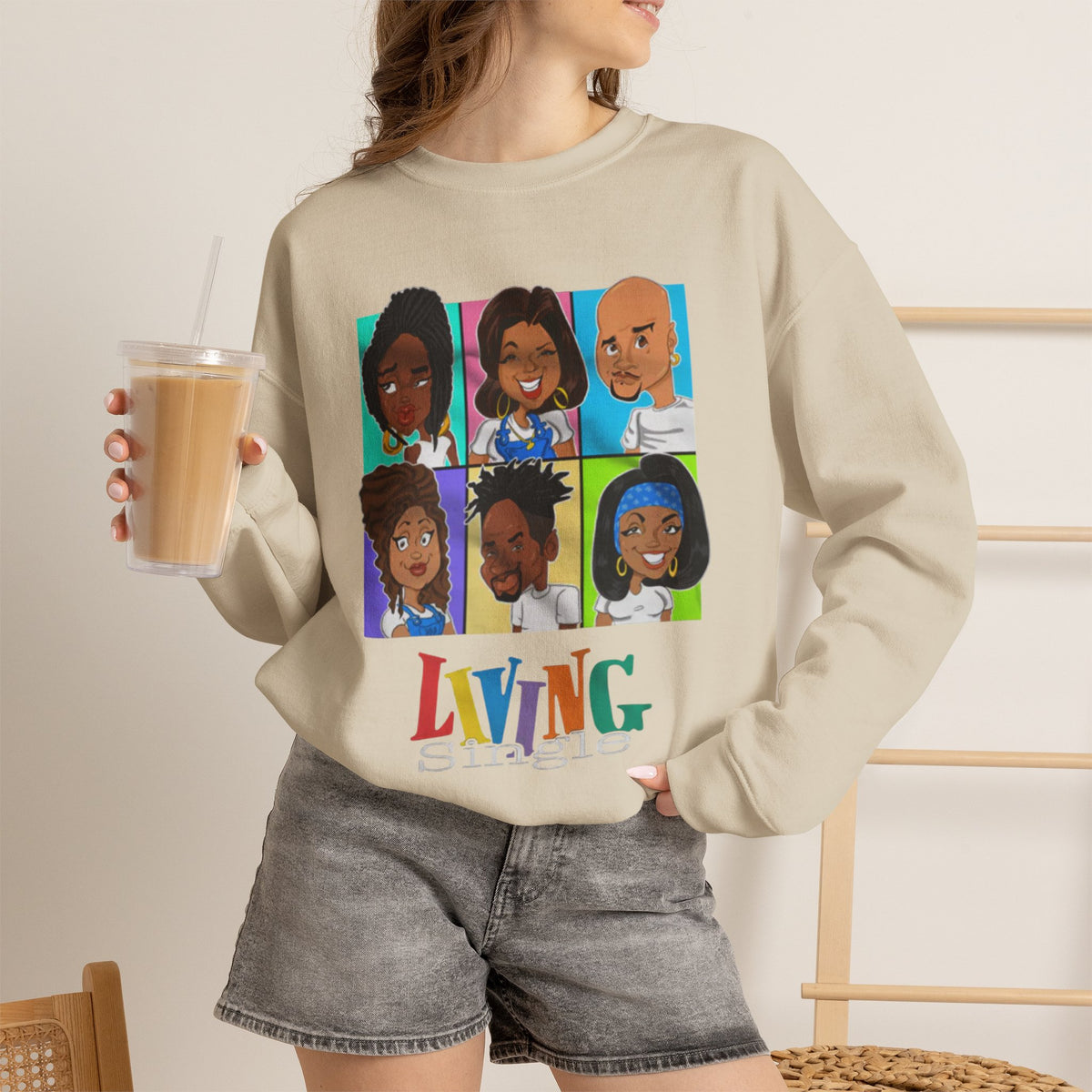 Unisex living single Sweatshirt