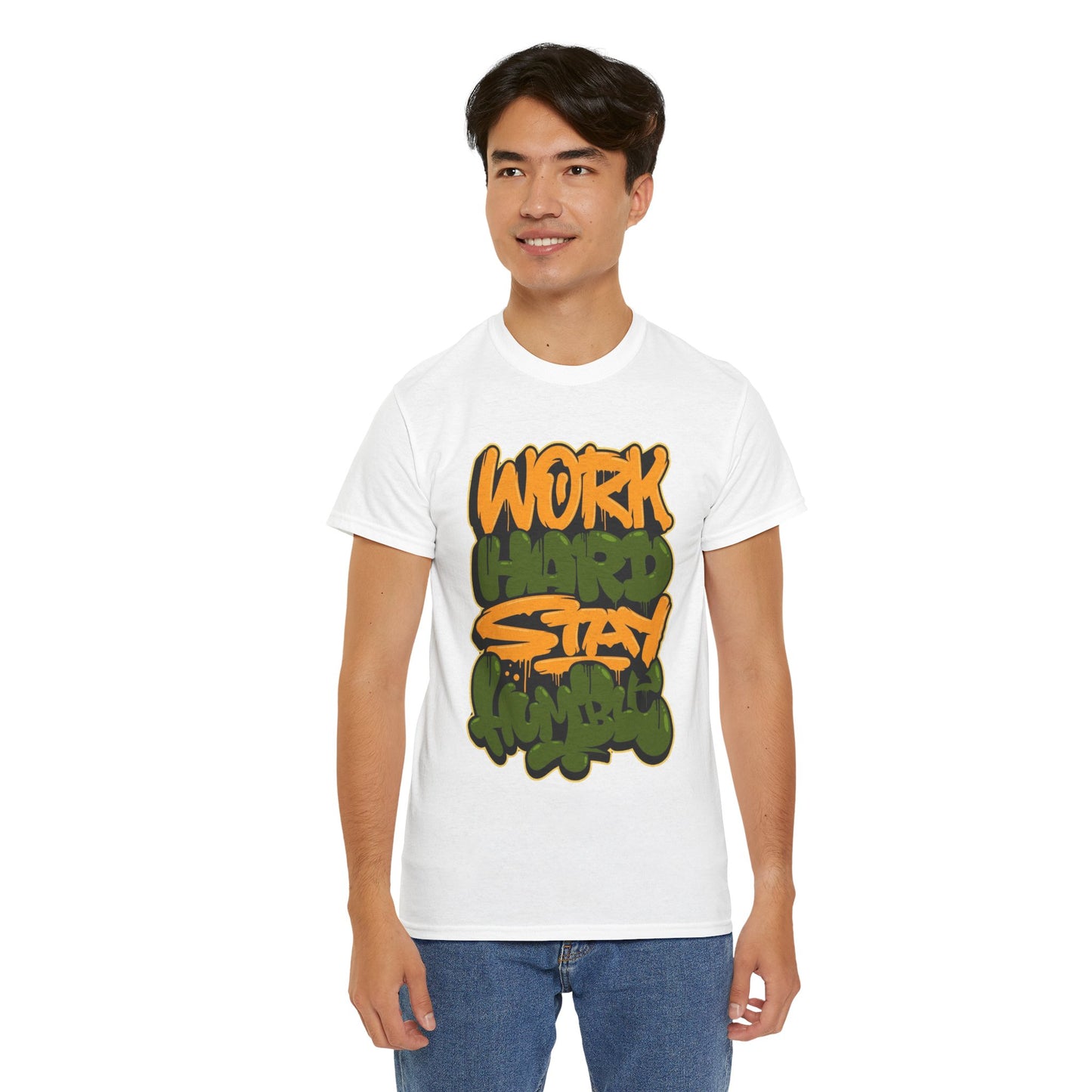 Unisex work hard stay humble Cotton Tee