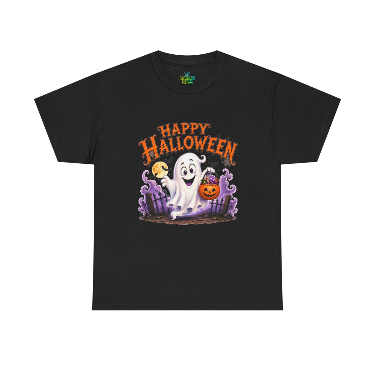 26 Unisex Happy Ghost Cotton Tee