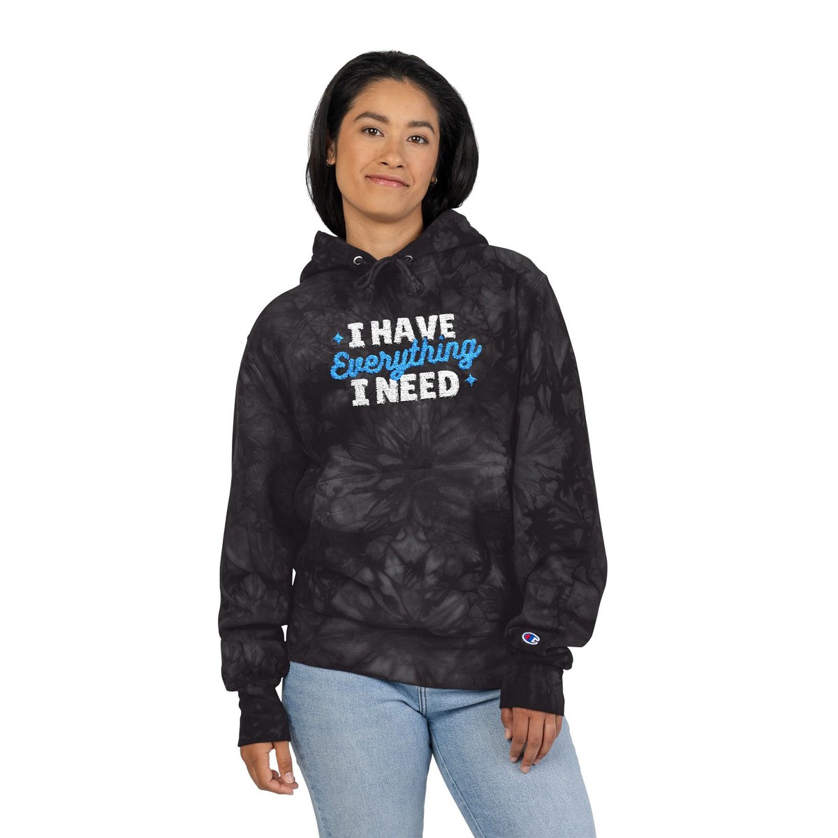 Unisex Tie-Dye Hoodie (Embroidery)