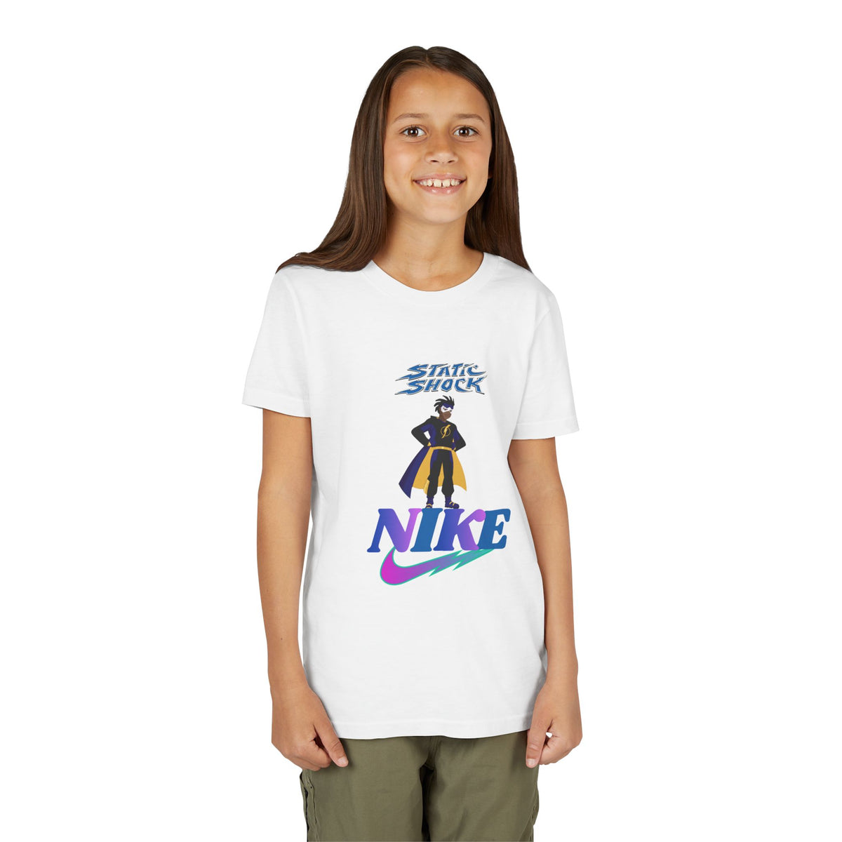 Unisex Youth static shock Tee