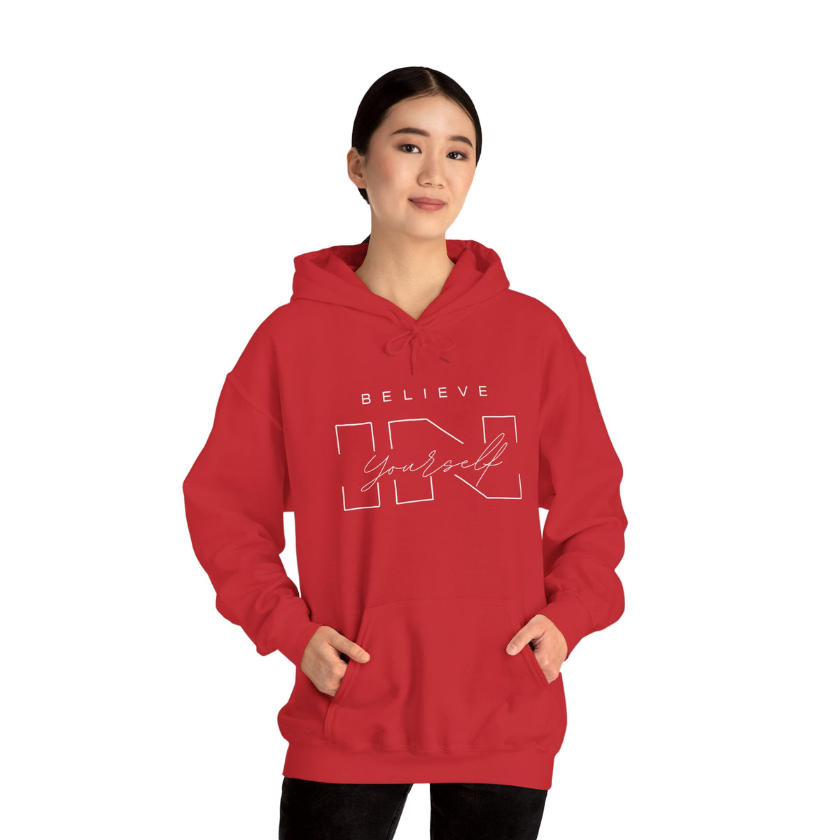 Unisex Believe Hooded Sweatshirt