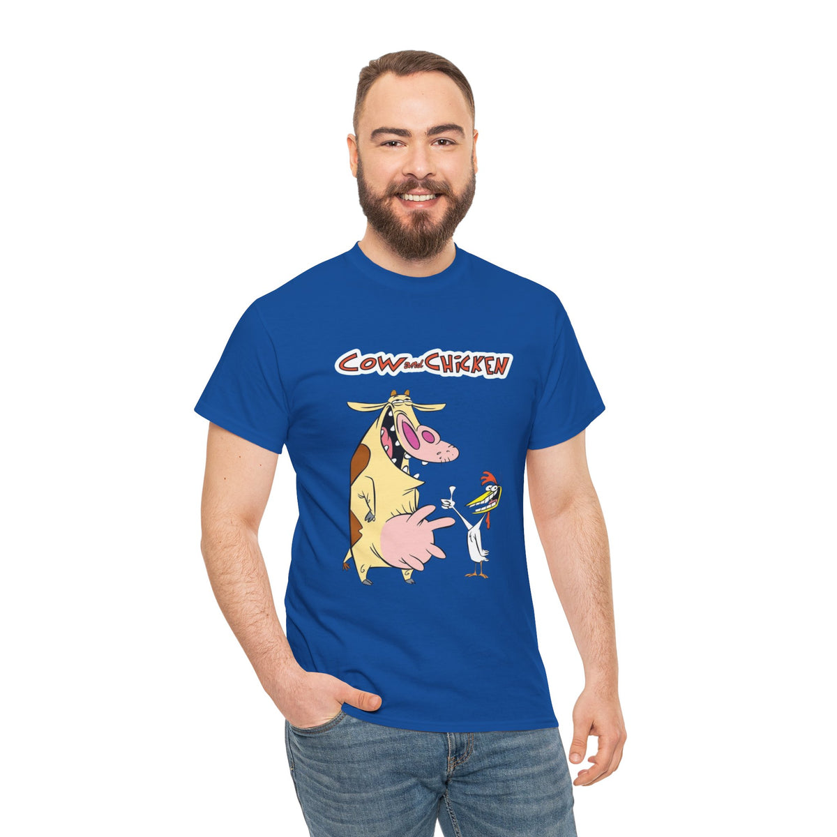 Unisex cow and chicken Tee