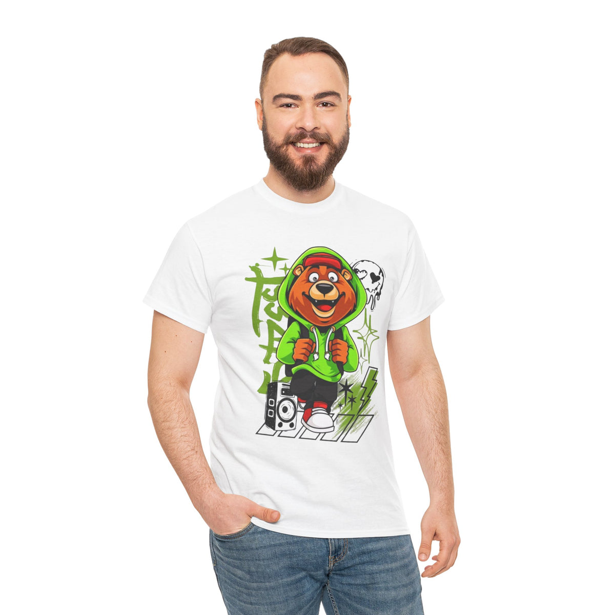 Unisex street wear Heavy Cotton Tee