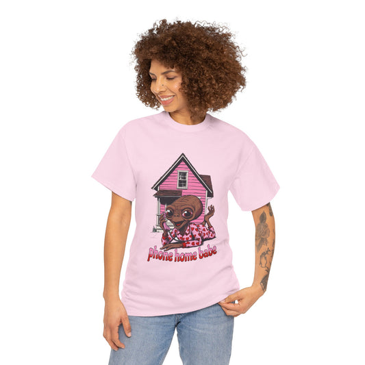 Teen phone home Heavy Cotton Tee