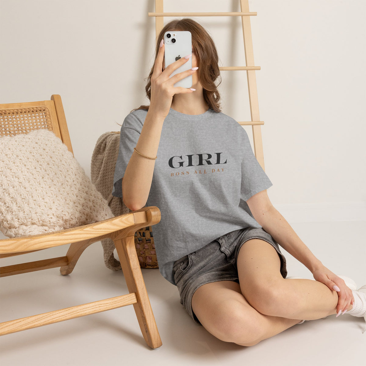 Women Girl Boss Cotton Tee