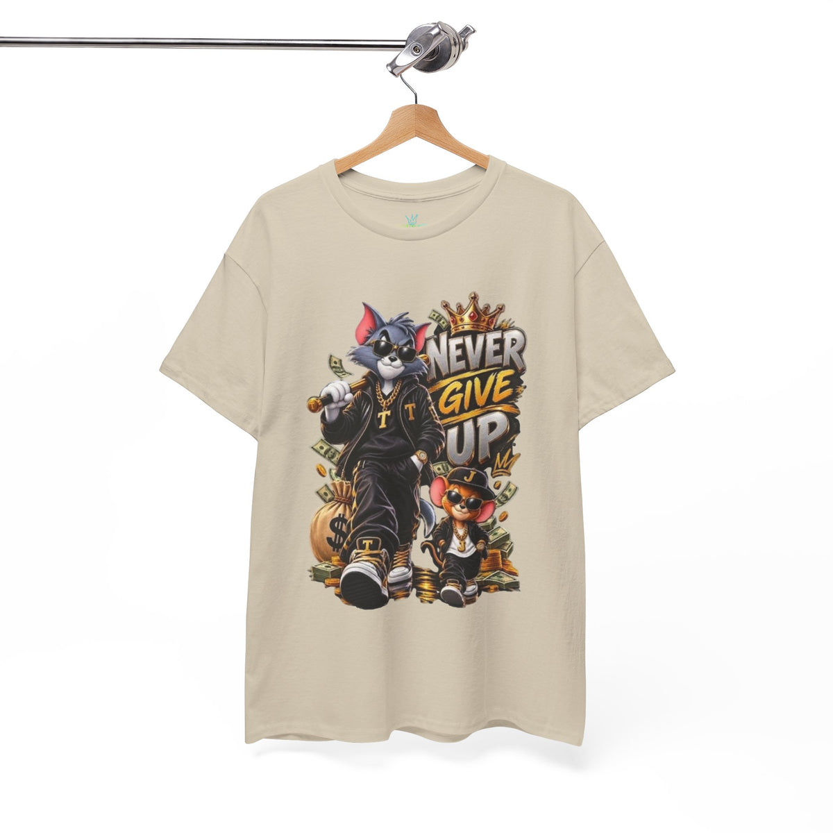 Unisex never give up Tee