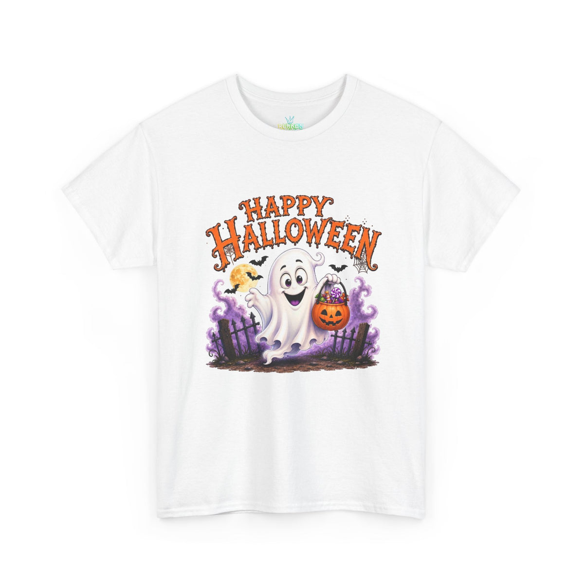 26 Unisex Happy Ghost Cotton Tee